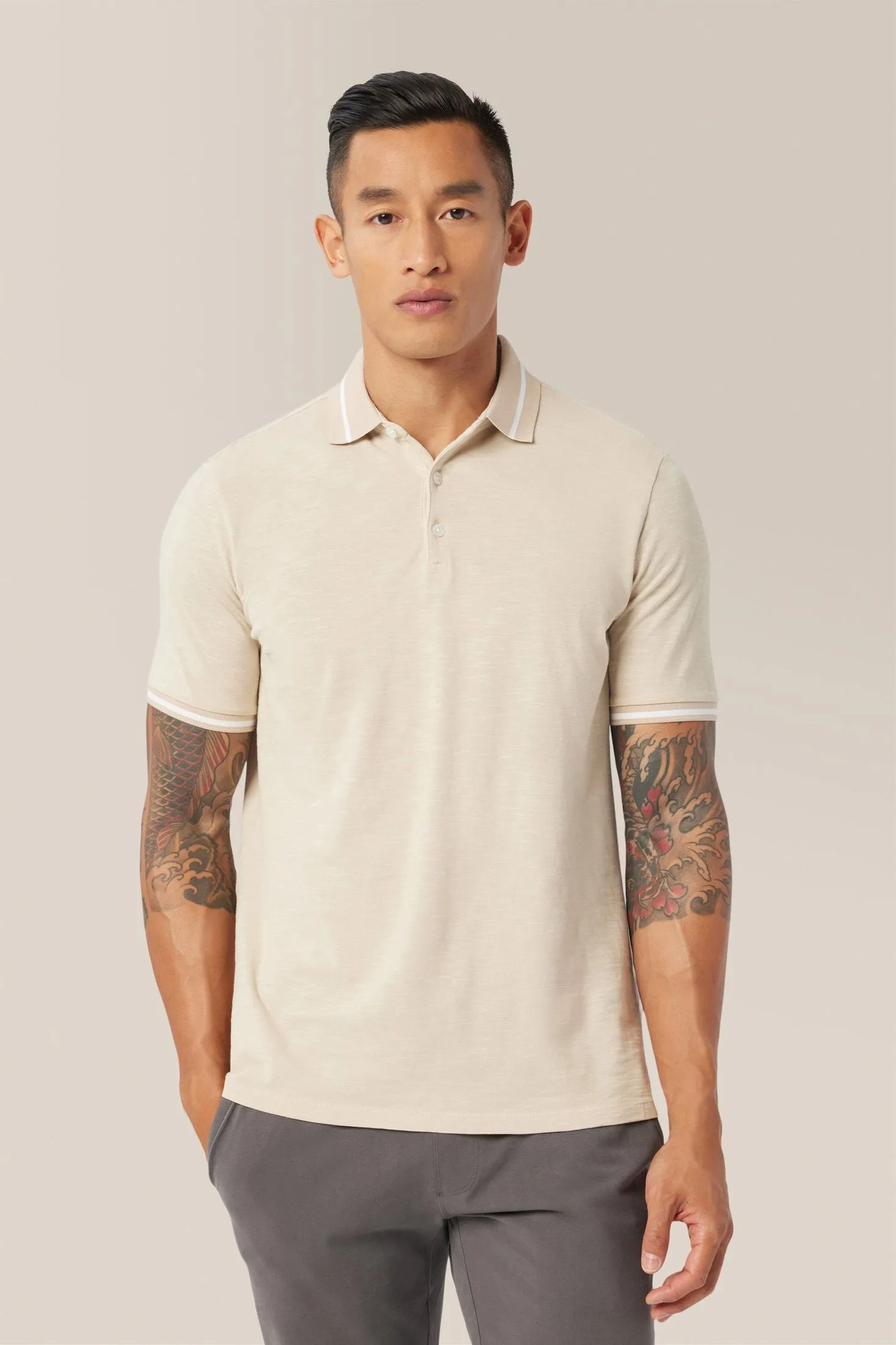 Match Point Polo | Soft Slub Jersey