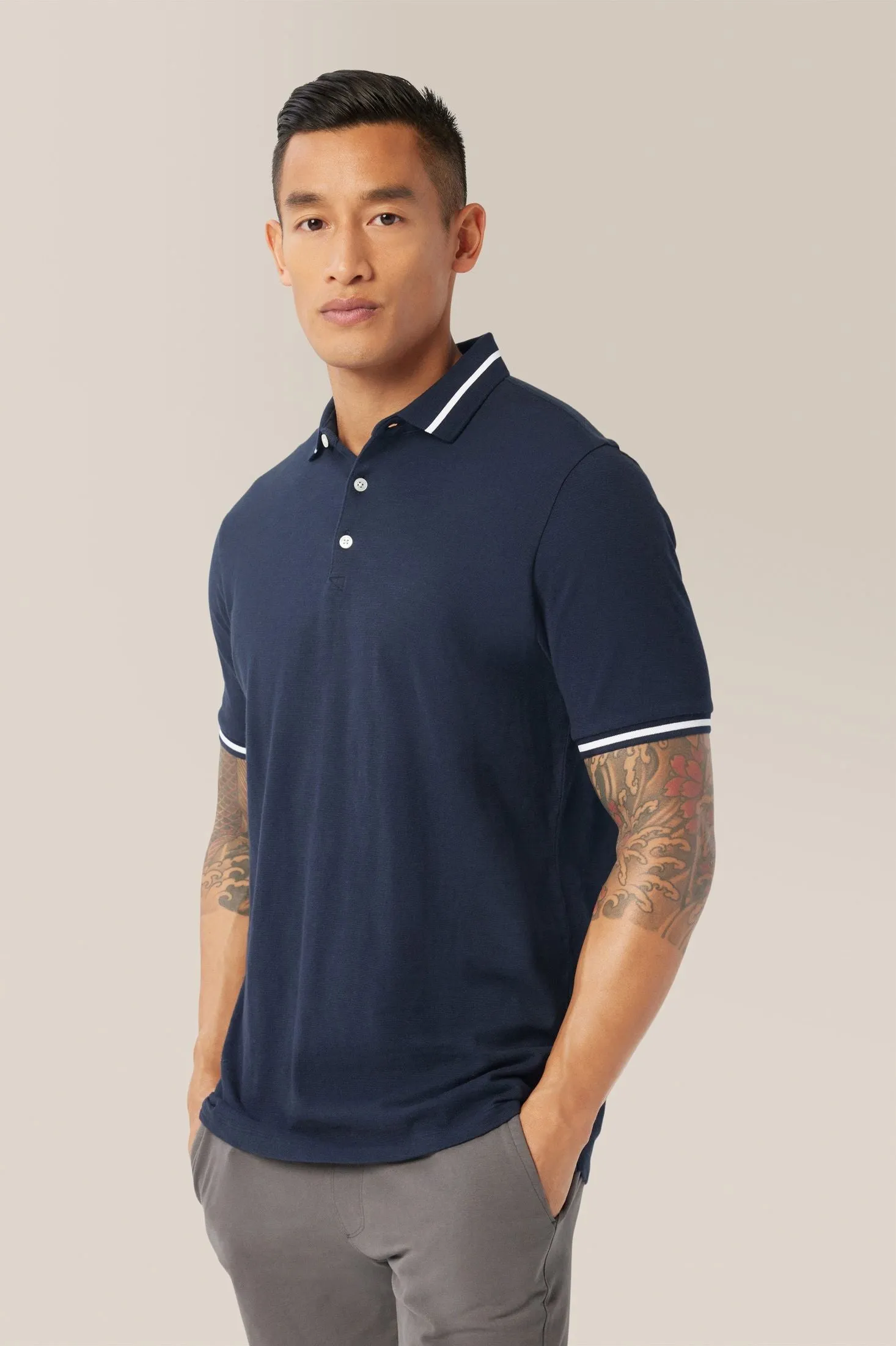 Match Point Polo | Soft Slub Jersey