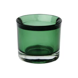 McMillan Cards & Paper Frosted Glass Tea Light Votive Green