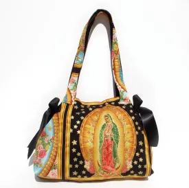 Mexican Guadalupe Virgin Mary Panel  Bag / Purse #B314