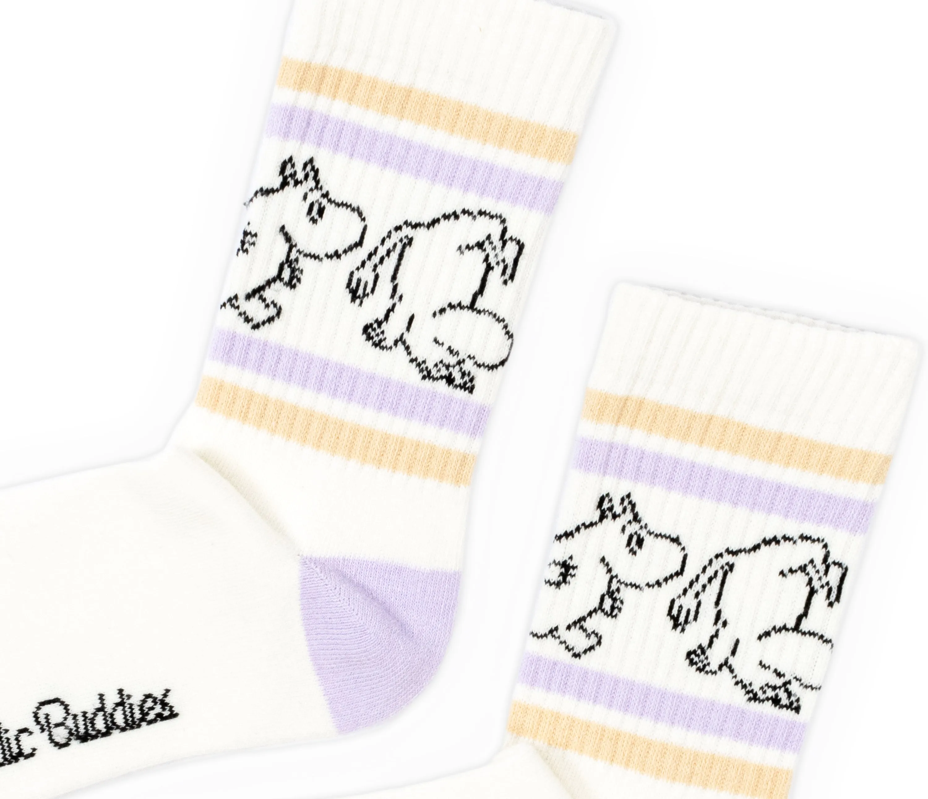 Moomintroll Retro Ladies Socks - White