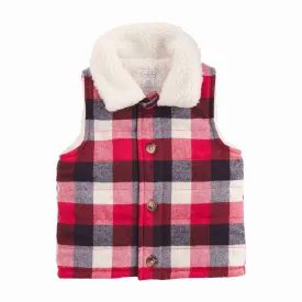 Mud PIe- Quilted Plaid Vest