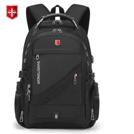 Multifunction Large Capacity USB Charging Waterproof Travel Business Backpack