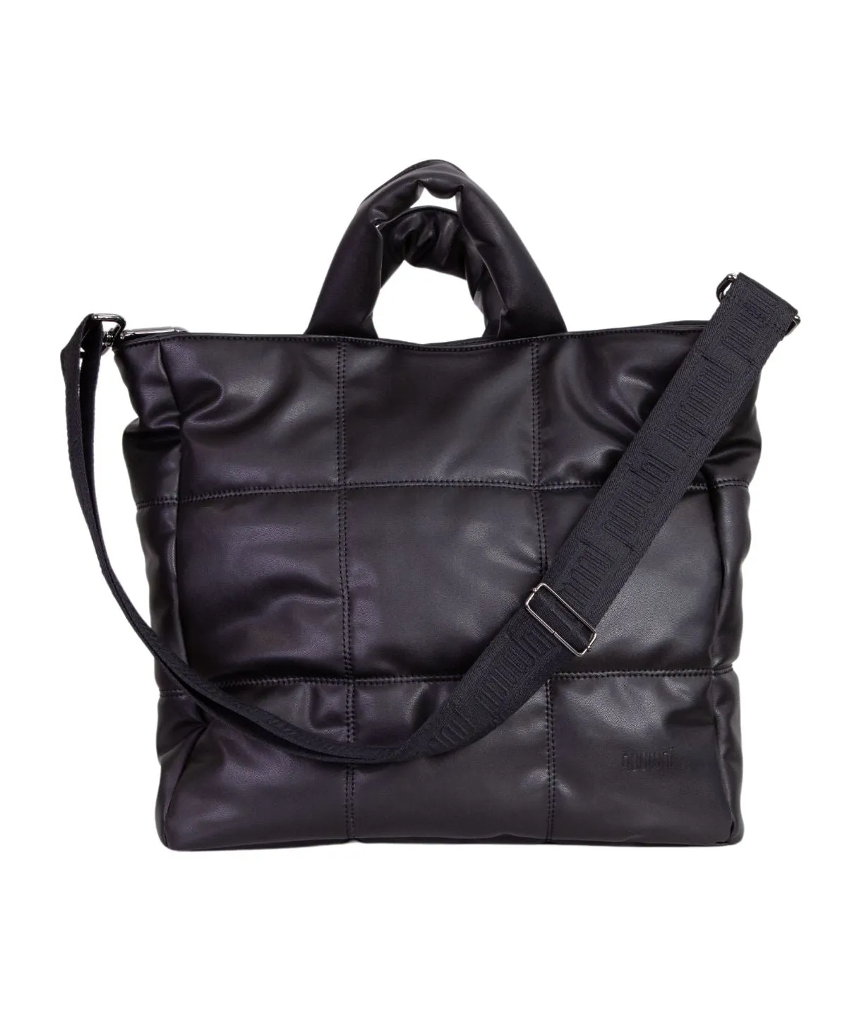 nuuwaï - Vegan Quilted Handbag - LINN deep black