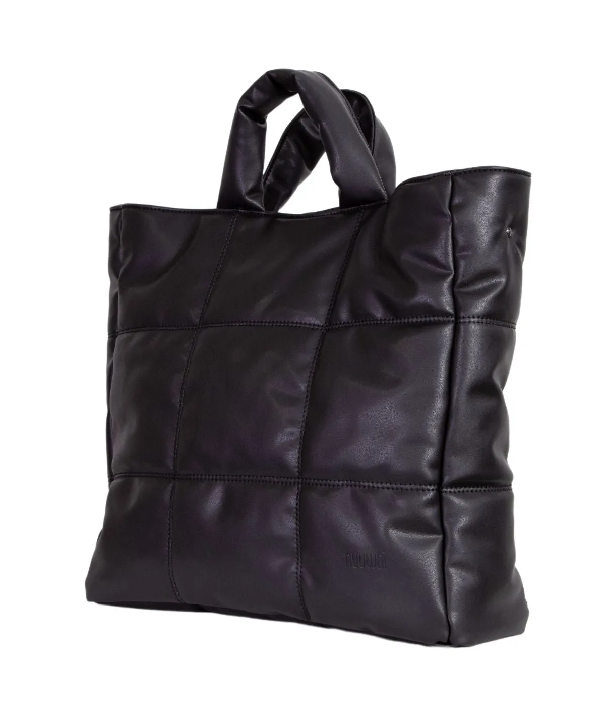 nuuwaï - Vegan Quilted Handbag - LINN deep black