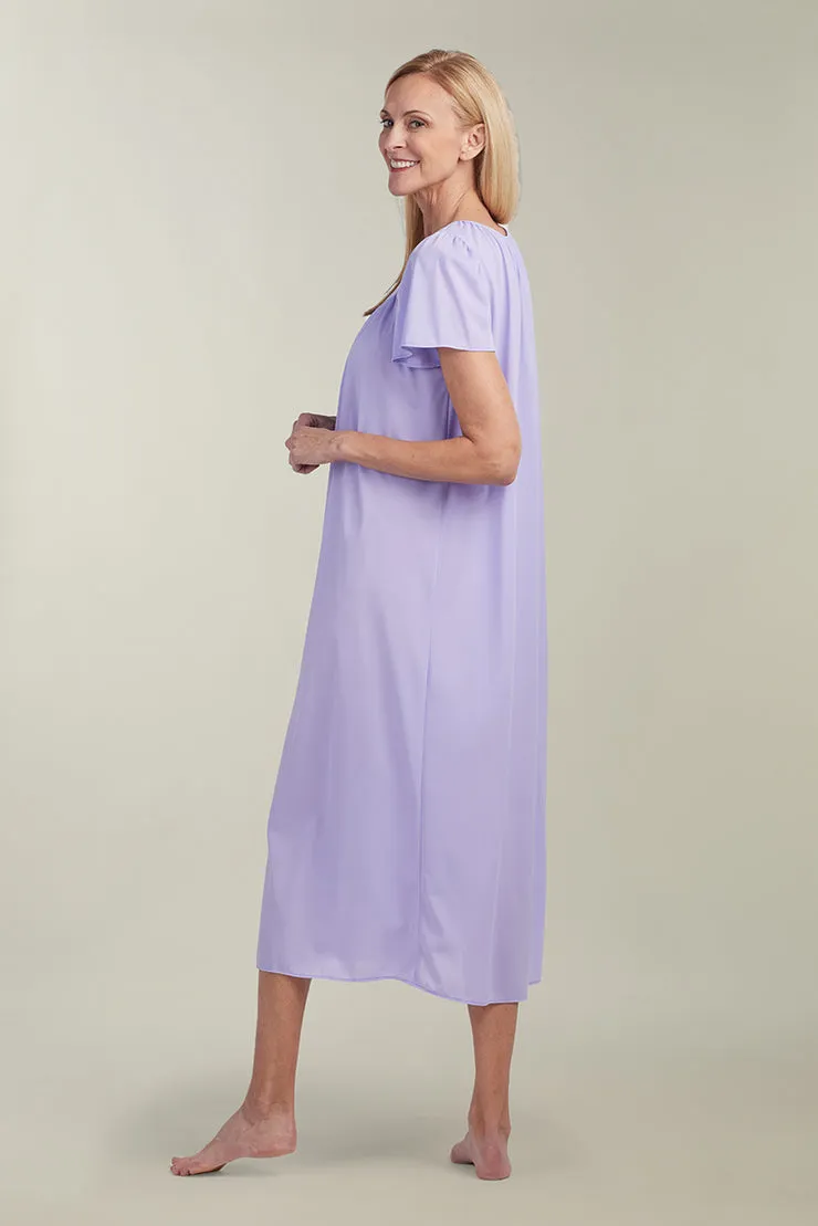 Nylon Tricot Long Nightgown