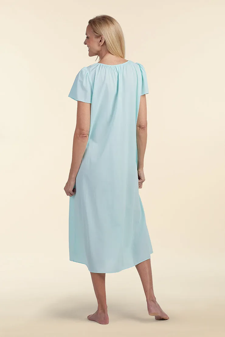 Nylon Tricot Long Nightgown