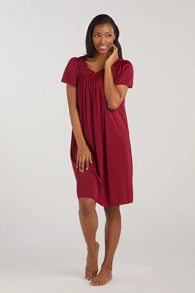 Nylon Tricot Short Nightgown