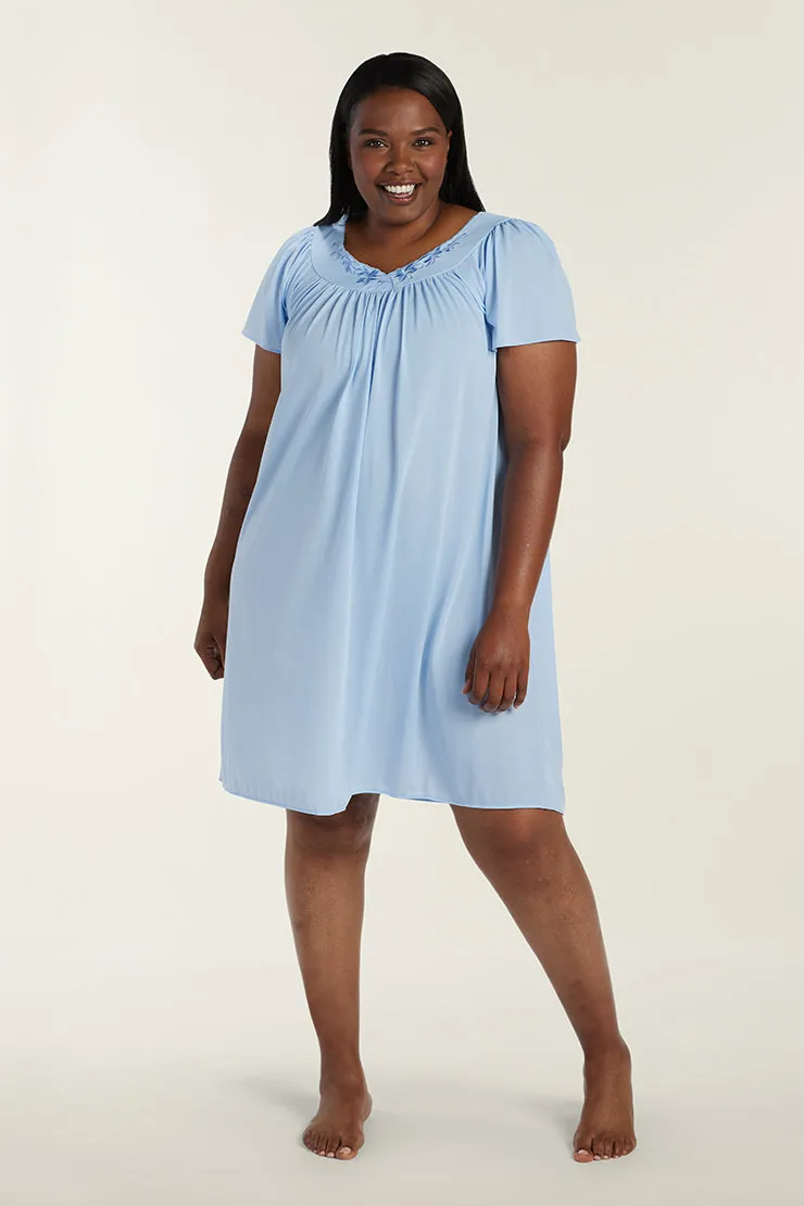 Nylon Tricot Short Nightgown