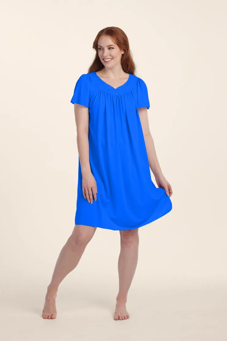 Nylon Tricot Short Nightgown