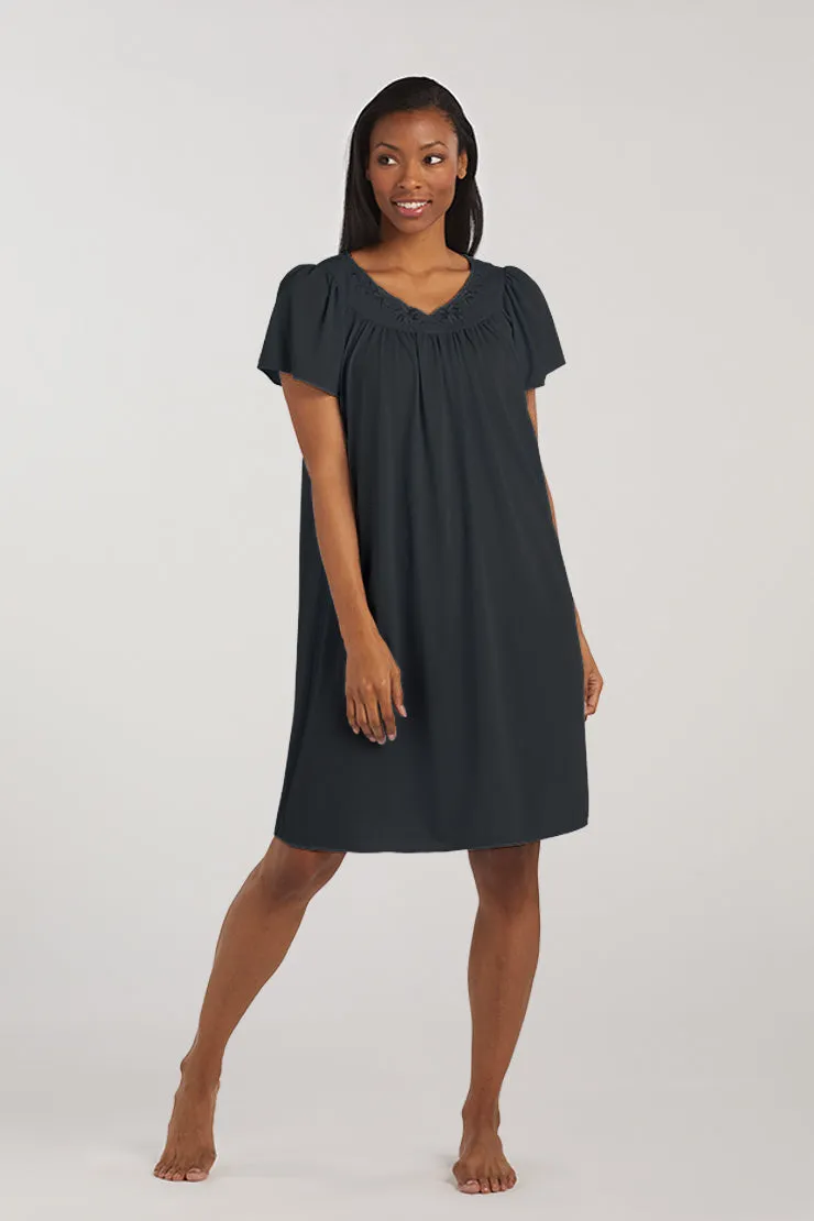 Nylon Tricot Short Nightgown