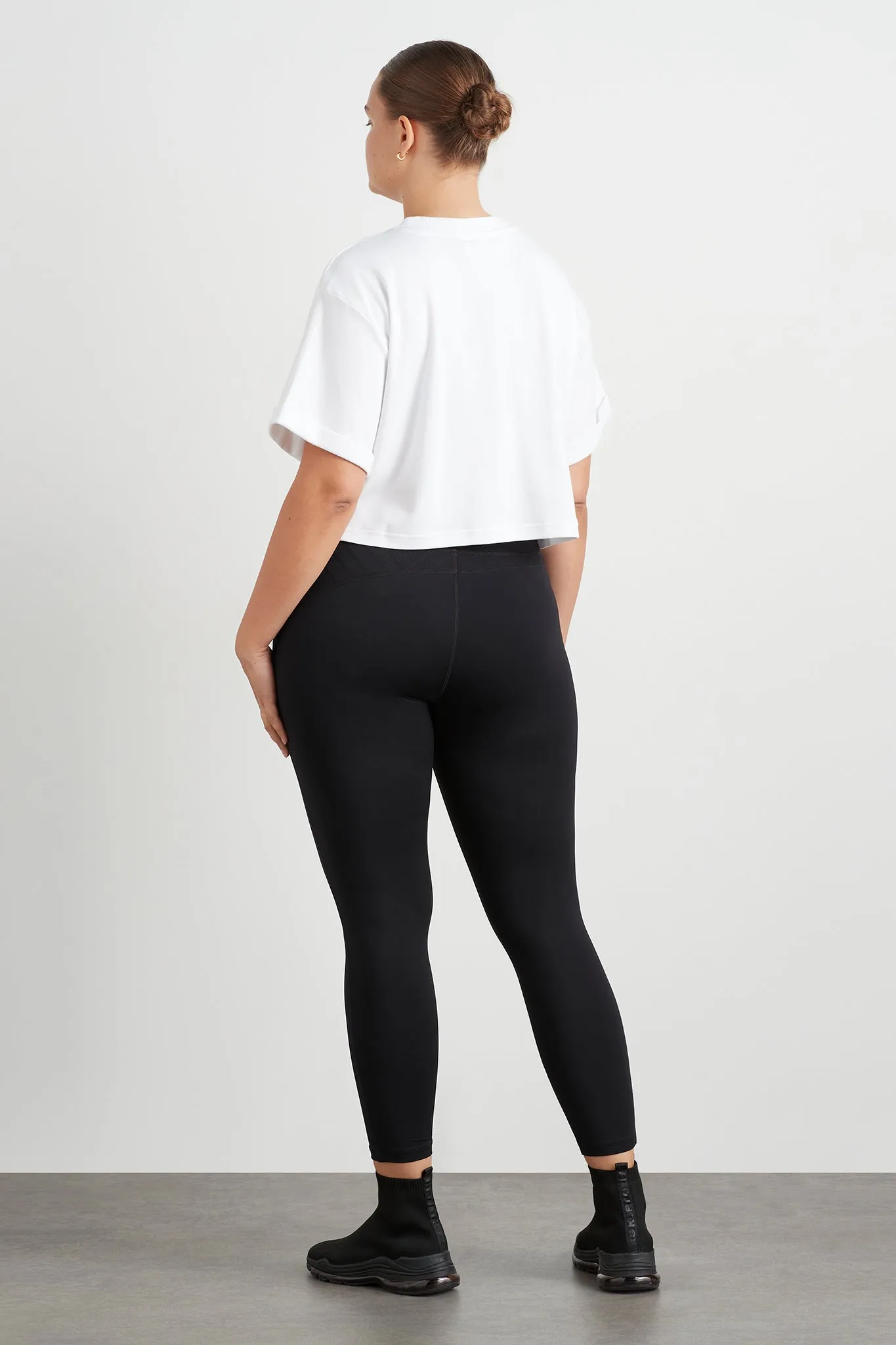 Quilted Logo Crop Tee 105