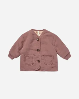 Quincy Mae- qUilTeD jAcKeT- FiG