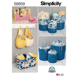 Simplicity Pattern S8859 Storage Organisers