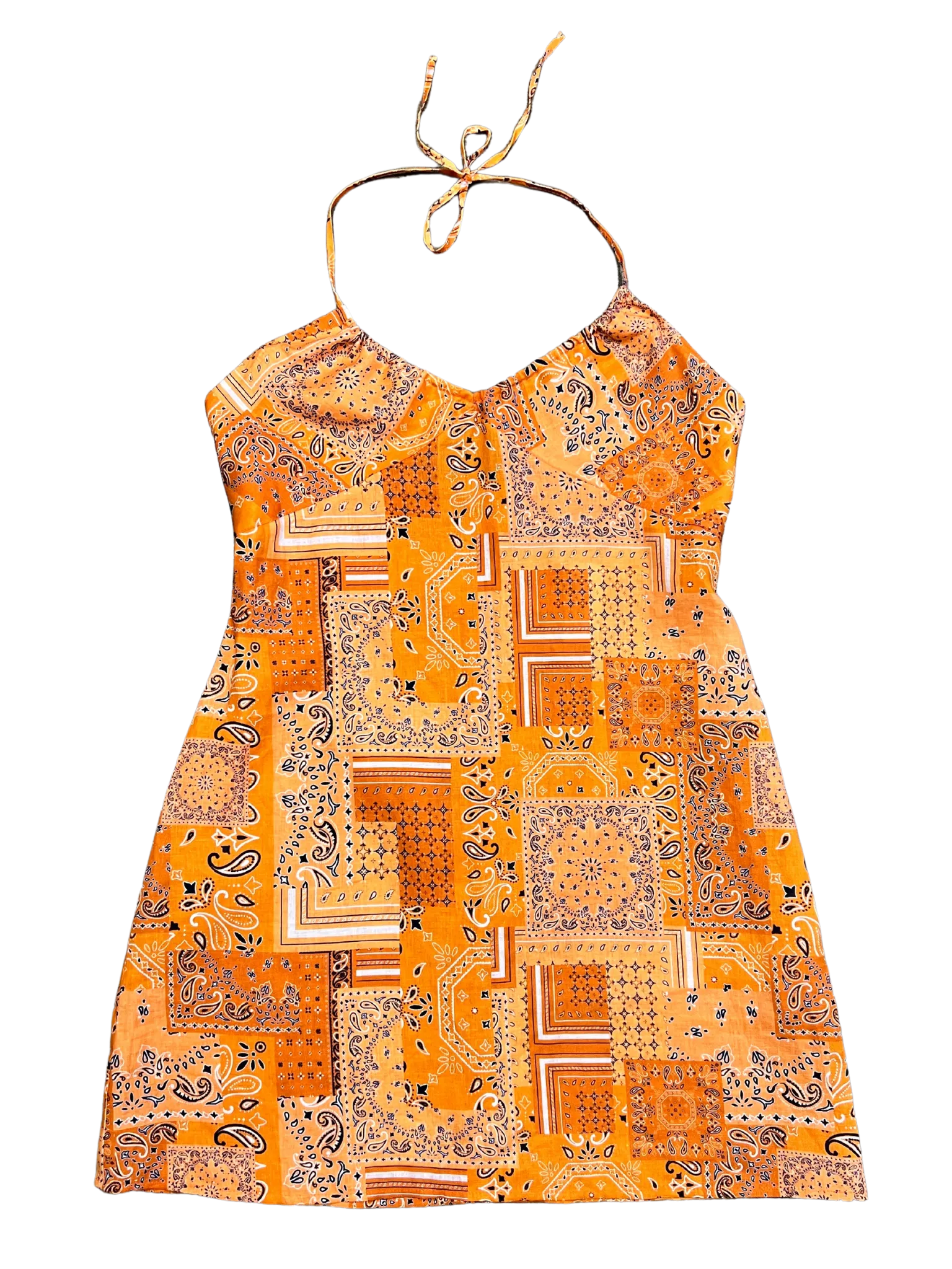 Size 14 - Sister Studios Orange Linen Sadie Dress