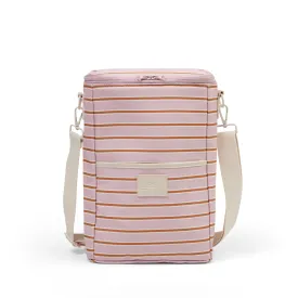 Soft Pink/Rust Stripe Bottle Base