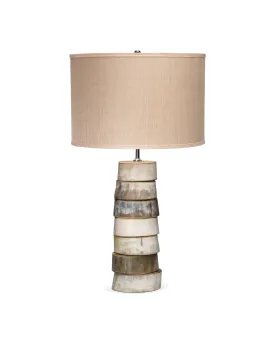 Stacked Horn Table Lamp