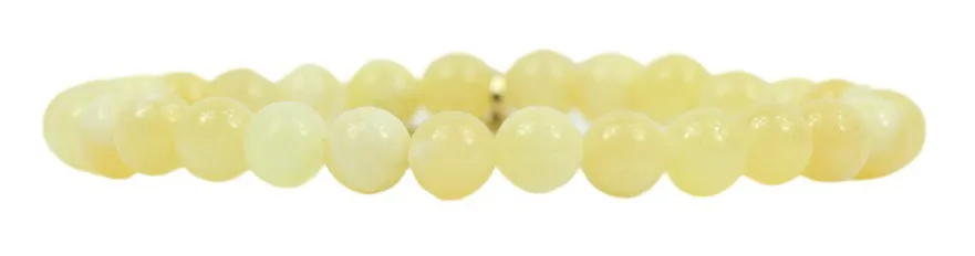 Stacker Stretch Bracelet - Pastel Yellow