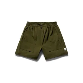 Stretch Nylon Utility Swim Short 6"