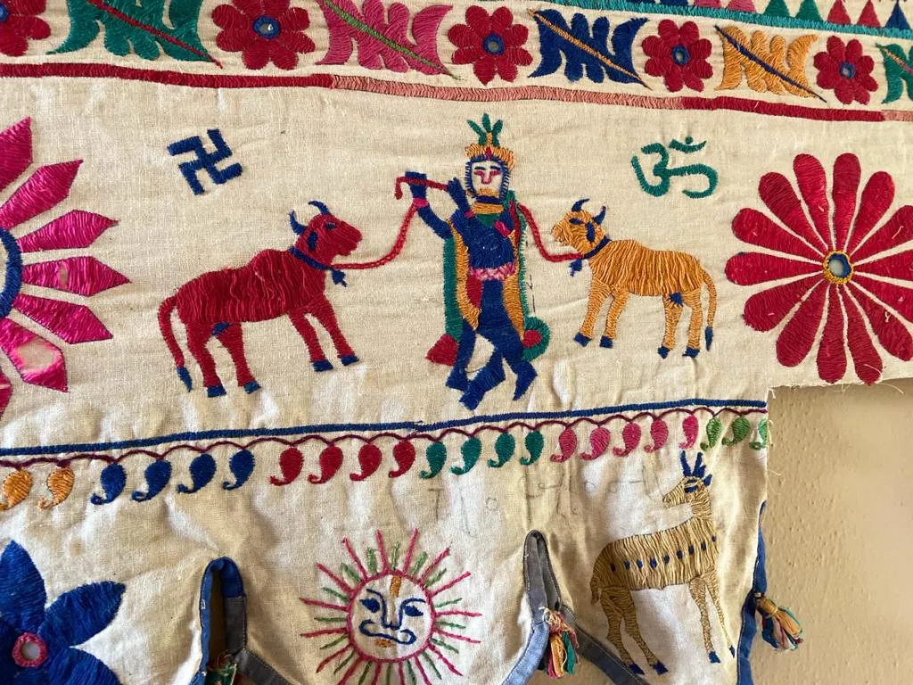 Toran : Vintage Gujarati Embroidered Textile