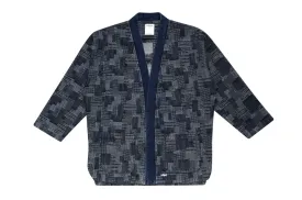 Washed Denim Patchwork Kimono