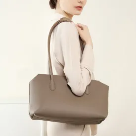 Women Fashion Soft Cowhide Shoulder Tote Bag