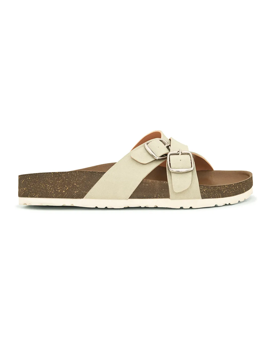 Women One Toe Flats with Buckles