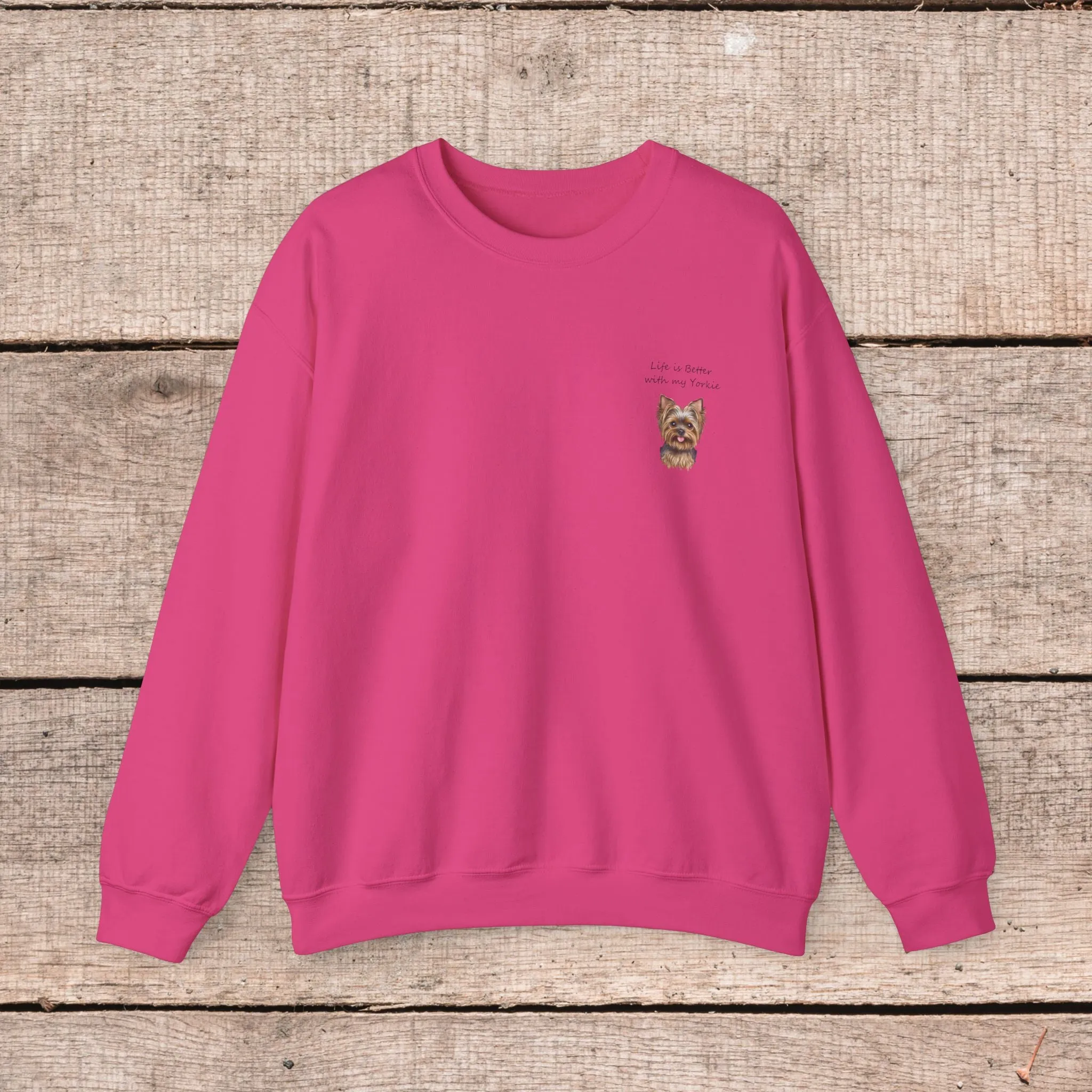 Yorkie Style Sweatshirt – Cozy Gift for Dog Moms & Yorkie Lovers