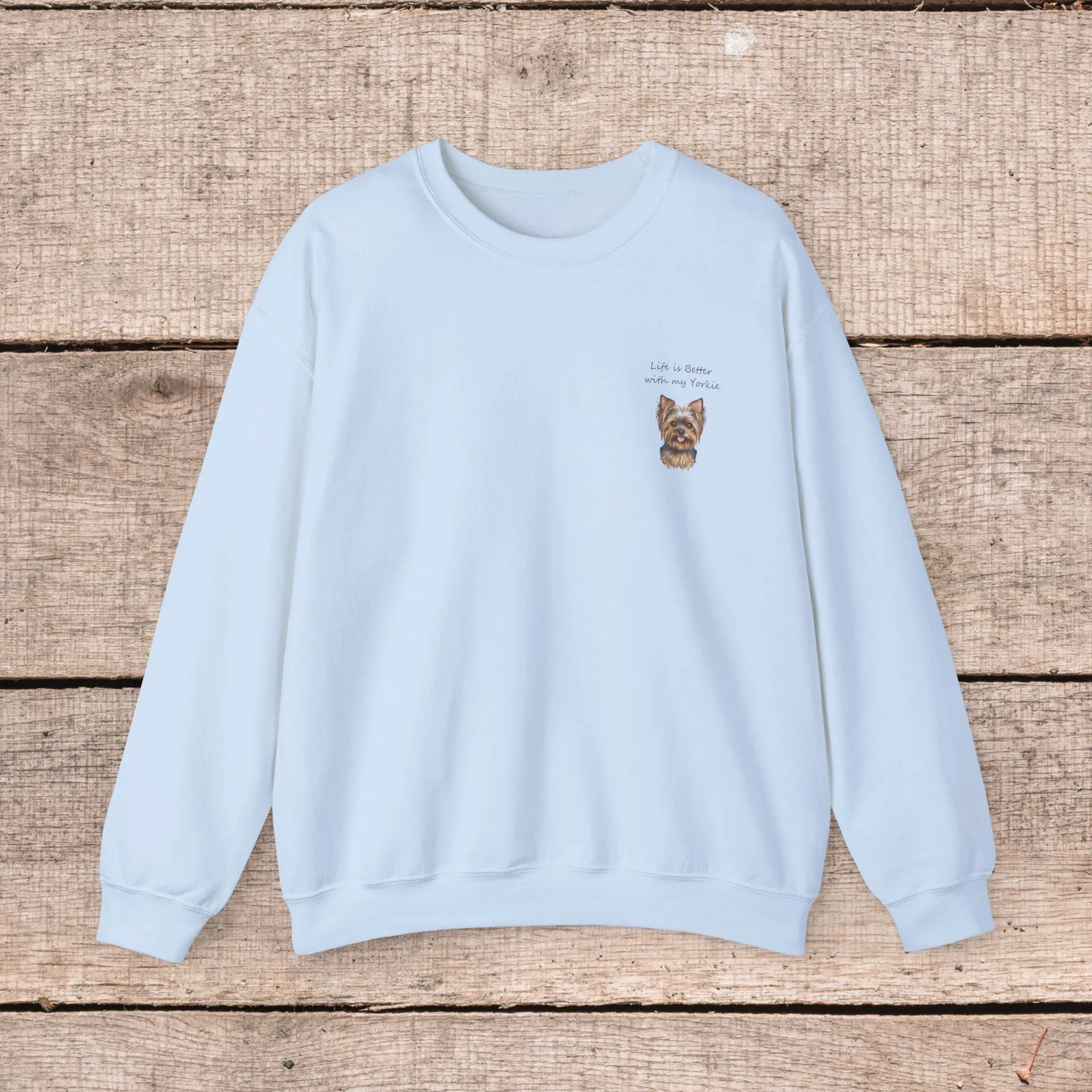 Yorkie Style Sweatshirt – Cozy Gift for Dog Moms & Yorkie Lovers