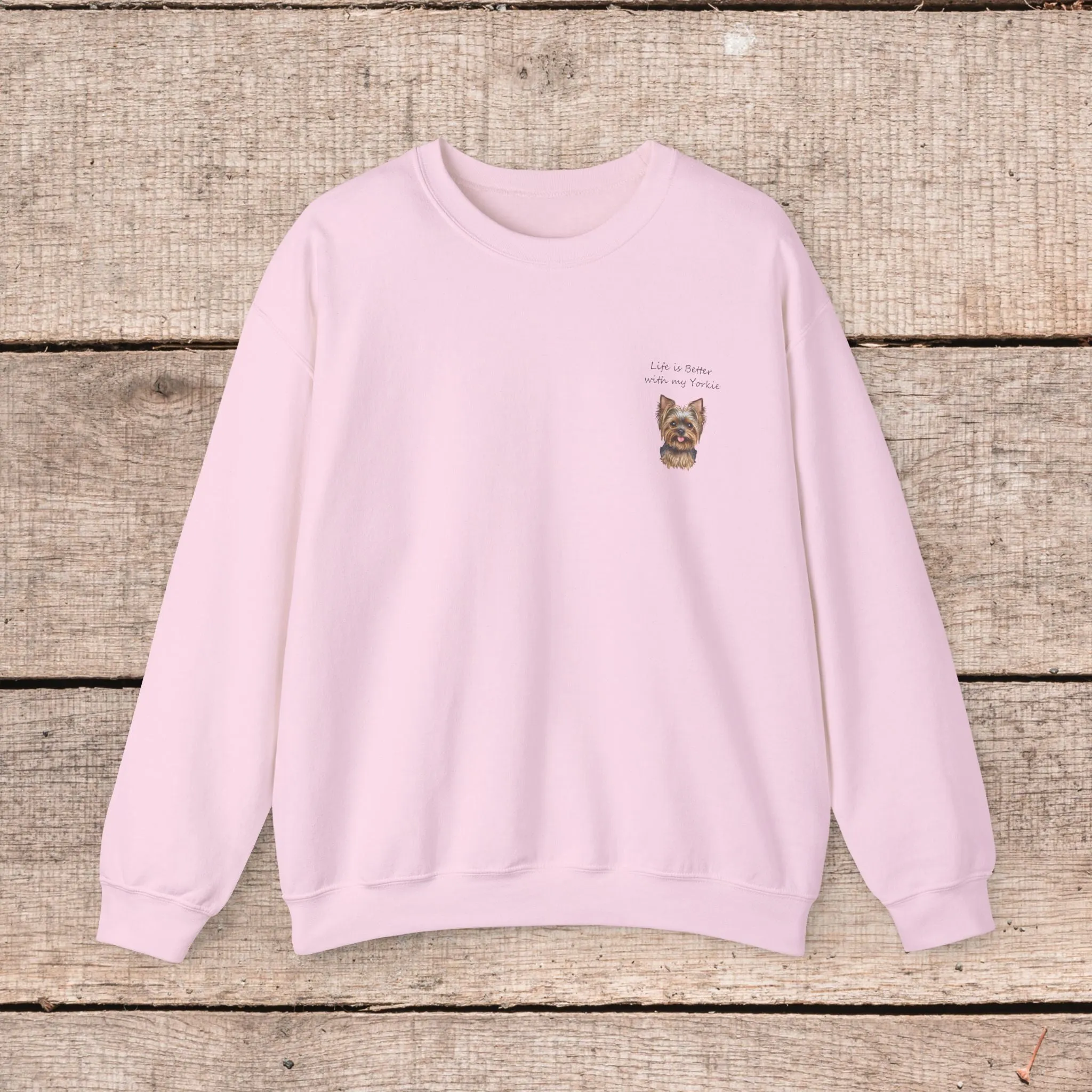 Yorkie Style Sweatshirt – Cozy Gift for Dog Moms & Yorkie Lovers